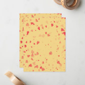 ハート柄38 ノートカード (正面/裏面インサイチュ)