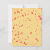 ハート柄38 ノートカード (裏面)