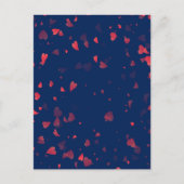 ハート柄40 シーズンポストカード (正面)