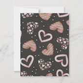 ハート柄 35 ノートカード (正面)