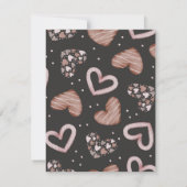 ハート柄 35 ノートカード (裏面)