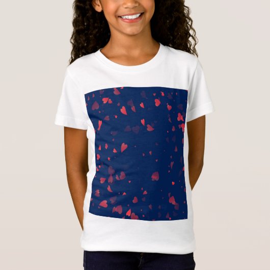 ハート柄 40 Tシャツ (正面)