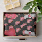 ハート格言カスタマイズの色 薄葉紙 (ギフト)