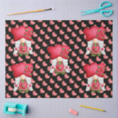 ハート格言カスタマイズの色 薄葉紙 (クラフト)