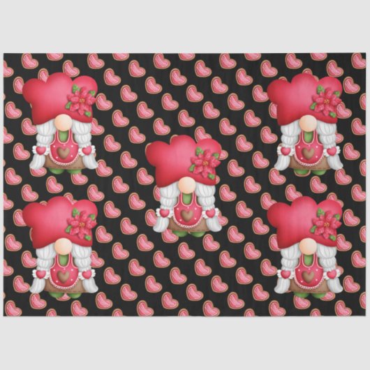 ハート格言カスタマイズの色 薄葉紙 (正面)