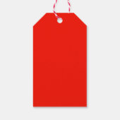 ハート棒つきキャンデー赤バレンタイン小さな甘いトリート ギフトタグ (裏面)