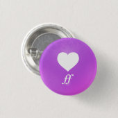 ハート楽譜愛言語:フォルティシモ 缶バッジ (正面&裏面)