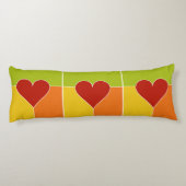 ハート模様体枕 ボディピロー (裏面)