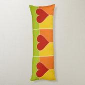 ハート模様体枕 ボディピロー (裏面 (縦))