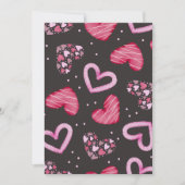 ハート模様34 サンキューカード (正面)