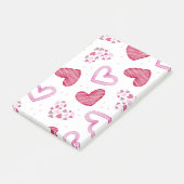 ハート模様36 ポストイット (アングル)