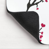 ハート樹黒 マウスパッド (コーナー)