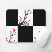 ハート樹黒 マウスパッド (マウス)