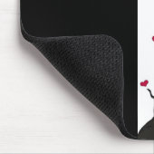 ハート樹黒 マウスパッド (コーナー)