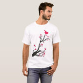 ハート樹黒 Tシャツ (正面フル)