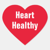 ハート正常性赤いハートハートシール ハートシール (正面)