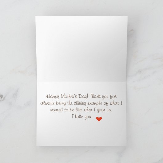 ハート母日 シーズンカード (内部)