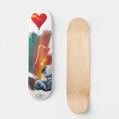 ハート気球 スケートボード (正面)