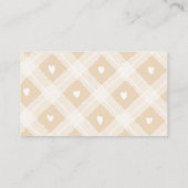 ハート水彩列車ベビーシャワーベビー用メモ エンクロージャーカード (裏面)