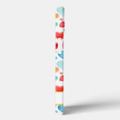 ハート水彩可愛カラフルいラブ名前をカスタムする Case-Mate iPhoneケース (裏面 / 右)