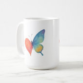 ハート水 コーヒーマグカップ (正面左)