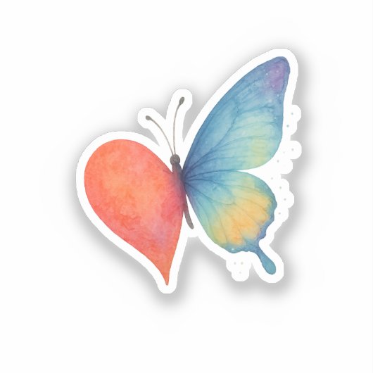 ハート水 シール (正面)