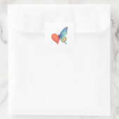 ハート水 スクエアシール (バッグ)