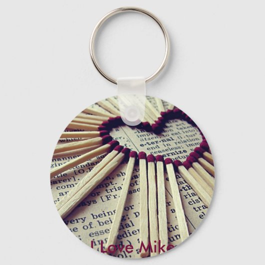 ハート永遠の愛 キーホルダー (正面)