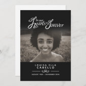 ハート永遠の葬儀サービスプログラム白黒 プログラム (正面/裏面)