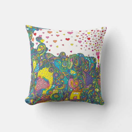 ハート泡くっしょん クッション (正面)