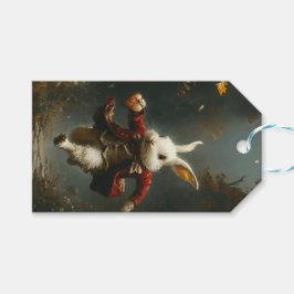 ハート泥棒うさぎ ヴィンテージ・ストーリーブック ギフトタグ