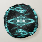 ハート深い海…... ラウンドクッション (裏面)