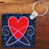 ハート渦 キーホルダー (裏面)