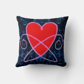 ハート渦 クッション (裏面)