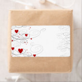 ハート渦 ラベル (インサイチュ)