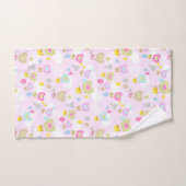 ハート温風船ピンクバスタオルセット バスタオルセット (ハンドタオル)