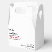 ハート満載のブライダルシャワー フェイバーボックス (オープン)