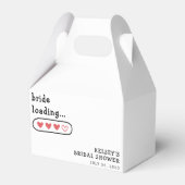 ハート満載のブライダルシャワー フェイバーボックス (正面サイド)