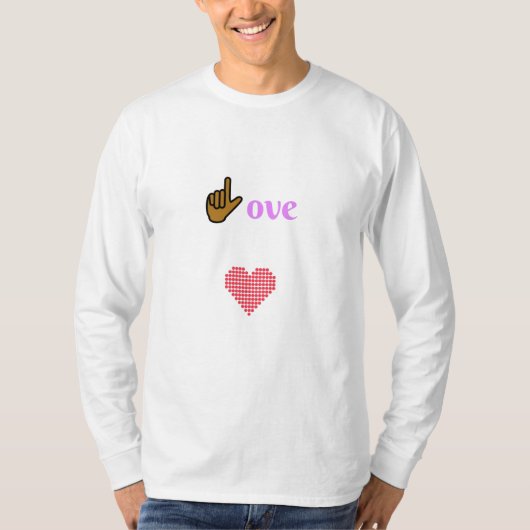 ハート満載 Tシャツ (正面)