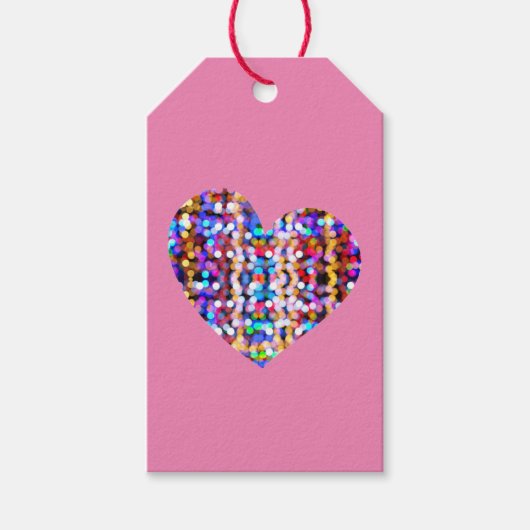 ハート灯 ギフトタグ (正面)