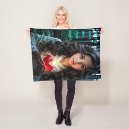 ハート灯 フリースブランケット