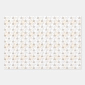 ハート熱気球 ラッピングペーパーシート (正面2)