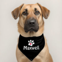 ハート犬の足パーソナライズされた