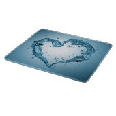 ハート状の水跳ね カッティングボード (角)