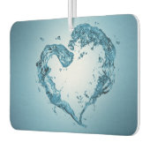 ハート状の水跳ね カーエアーフレッシュナー (左)