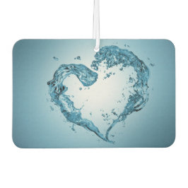 ハート状の水跳ね カーエアーフレッシュナー