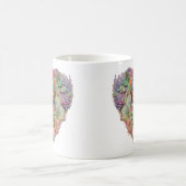 ハート状の コーヒーマグカップ (中央)