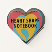 ハート状スパイラル ノートブック (裏面)