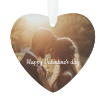 ハート状バパーソナライズされたレンチン酸アクリルオーナメント