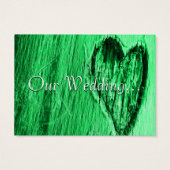 ハート独身の日付を薄緑で保存 (裏面)